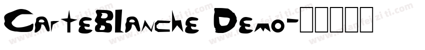 CarteBlanche Demo字体转换
